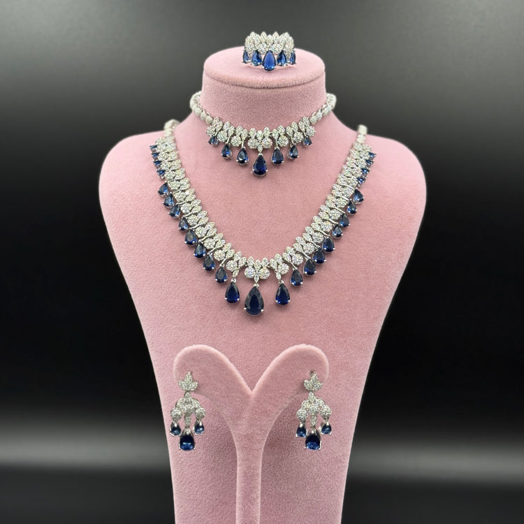 Zirkon Taşlı Set