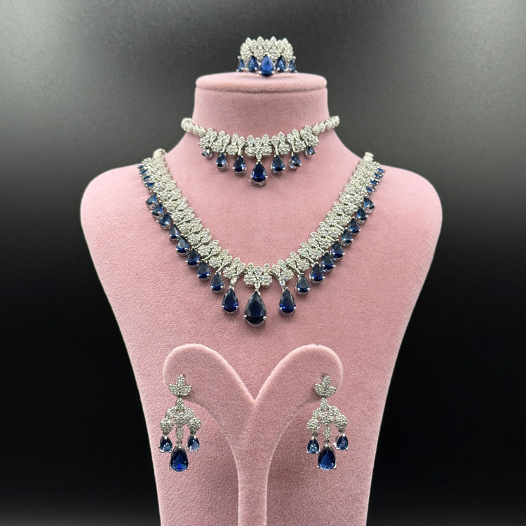 Zirkon Taşlı Set