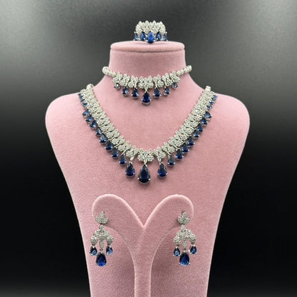 Zirkon Taşlı Set