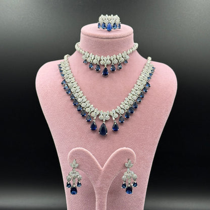 Zirkon Taşlı Set