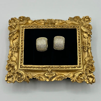 Taşlı Bombe Küpe
