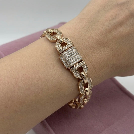 Kilit Bileklik Rose Gold